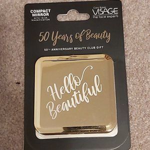 Hello Beautiful Carol Baker Compact Mirror